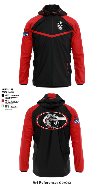 Georgia’s Bulldogs 59919230 Windbreaker - 1