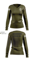 GWD PD K9 9548752 Women's Long Sleeve V-neck Shirt - 21