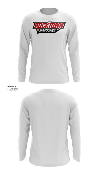 Long Sleeve Performance Shirt, Rocktown High School Basketball, Men's Basketball, Teamtime, Team time, sublimation, custom sports apparel, team uniforms, spirit wear, spiritwear, sports uniforms, custom shirts, team store, custom team store, fundraiser sports, apparel fundraiser