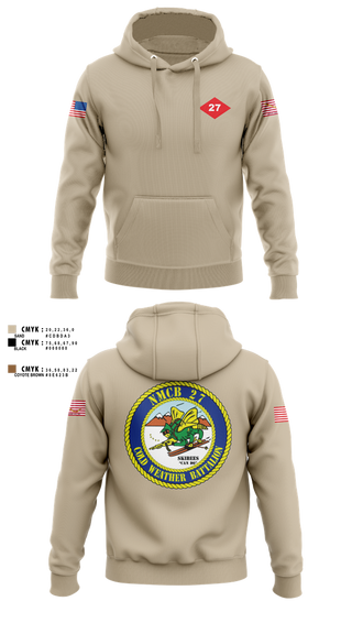 Hoodie, NMCB  27, Navy, Teamtime, Team time, sublimation, custom sports apparel, team uniforms, spirit wear, spiritwear, sports uniforms, custom shirts, team store, custom team store, fundraiser sports, apparel fundraiser