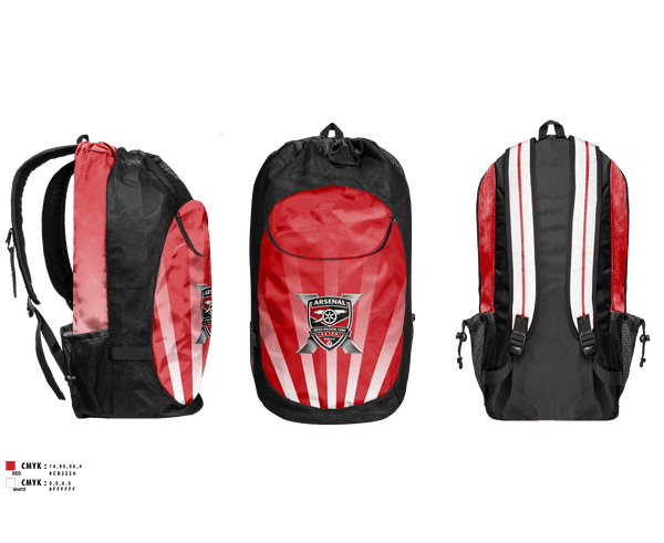 Gear Bag, Region 1398 Arsenal, Men's Soccer, Teamtime, Team time, sublimation, custom sports apparel, team uniforms, spirit wear, spiritwear, sports uniforms, custom shirts, team store, custom team store, fundraiser sports, apparel fundraiser