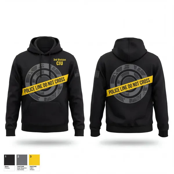 Hoodie, 3rd Division CIU, Police, Teamtime, Team time, sublimation, custom sports apparel, team uniforms, spirit wear, spiritwear, sports uniforms, custom shirts, team store, custom team store, fundraiser sports, apparel fundraiser