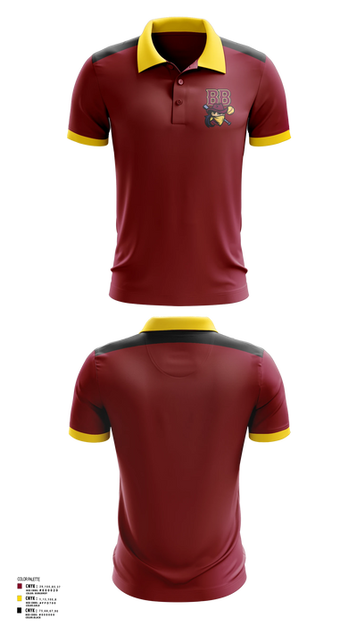Barren Bandits Short Sleeve Performance Polo - 23