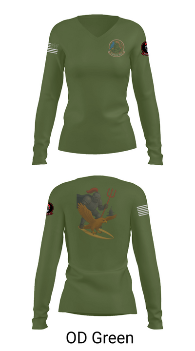 VP-9 97795880 Women's Long Sleeve V-neck Shirt - 54