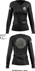 Florida Highway Patrol 5155523 Women's Long Sleeve V-neck Shirt - 100