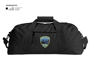 Duffle Bag, Peoria Police Department, Police, Teamtime, Team time, sublimation, custom sports apparel, team uniforms, spirit wear, spiritwear, sports uniforms, custom shirts, team store, custom team store, fundraiser sports, apparel fundraiser