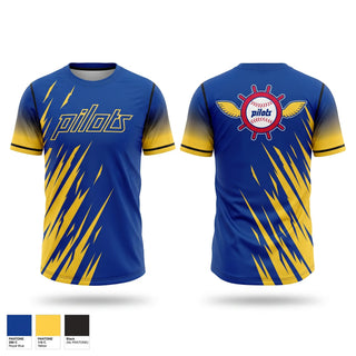 Football Jersey, Pilots, Baseball, Teamtime, Team time, sublimation, custom sports apparel, team uniforms, spirit wear, spiritwear, sports uniforms, custom shirts, team store, custom team store, fundraiser sports, apparel fundraiser
