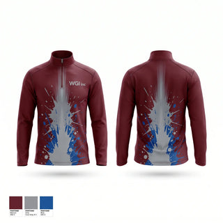 Quarter Zip Jacket, WGI inc., , Teamtime, Team time, sublimation, custom sports apparel, team uniforms, spirit wear, spiritwear, sports uniforms, custom shirts, team store, custom team store, fundraiser sports, apparel fundraiser
