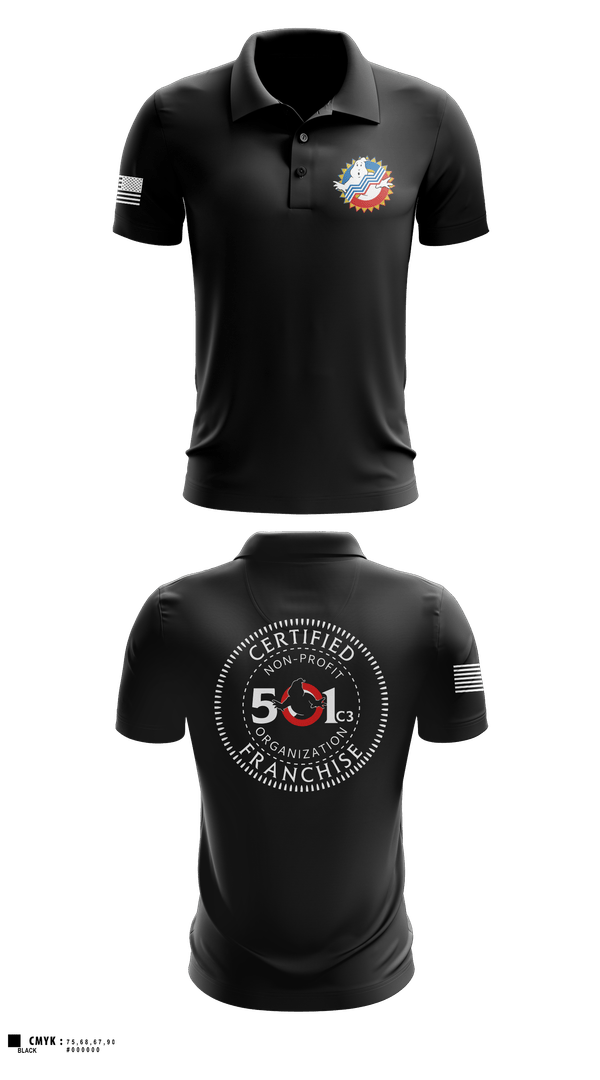 Short Sleeve Performance Polo, Sioux Empire Ghostbusters, , Teamtime, Team time, sublimation, custom sports apparel, team uniforms, spirit wear, spiritwear, sports uniforms, custom shirts, team store, custom team store, fundraiser sports, apparel fundraiser