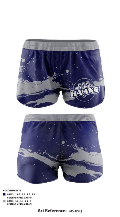 Hawks 85168261 Track Shorts - 1