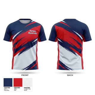 Short Sleeve Performance Shirt, Harlem Mavericks, Baseball, Teamtime, Team time, sublimation, custom sports apparel, team uniforms, spirit wear, spiritwear, sports uniforms, custom shirts, team store, custom team store, fundraiser sports, apparel fundraiser