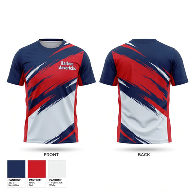 Harlem Mavericks Short Sleeve Performance Shirt - 2
