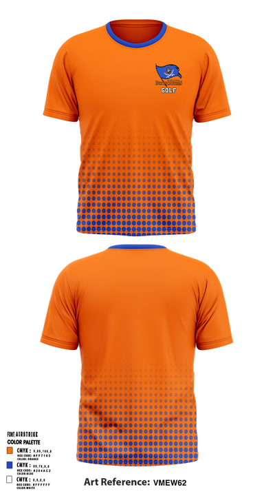 Branford Buccaneers 66316693 Short Sleeve Performance Shirt - 1