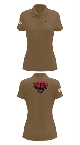 Womens Short Sleeve Performance Polo, Western Oregon University Equestrian, Spirit Store, Teamtime, Team time, sublimation, custom sports apparel, team uniforms, spirit wear, spiritwear, sports uniforms, custom shirts, team store, custom team store, fundraiser sports, apparel fundraiser