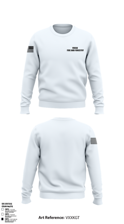Fuego, Fire and Forestry 66416261 Crew Neck Sweatshirt - 1