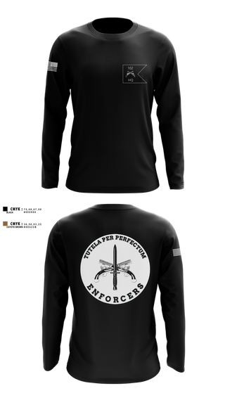 Long Sleeve Performance Shirt, HHC, 102d MP BN, National Guard, Teamtime, Team time, sublimation, custom sports apparel, team uniforms, spirit wear, spiritwear, sports uniforms, custom shirts, team store, custom team store, fundraiser sports, apparel fundraiser