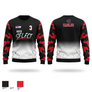 Crew Neck Sweatshirt, NOCO Select, Men's Basketball, Teamtime, Team time, sublimation, custom sports apparel, team uniforms, spirit wear, spiritwear, sports uniforms, custom shirts, team store, custom team store, fundraiser sports, apparel fundraiser