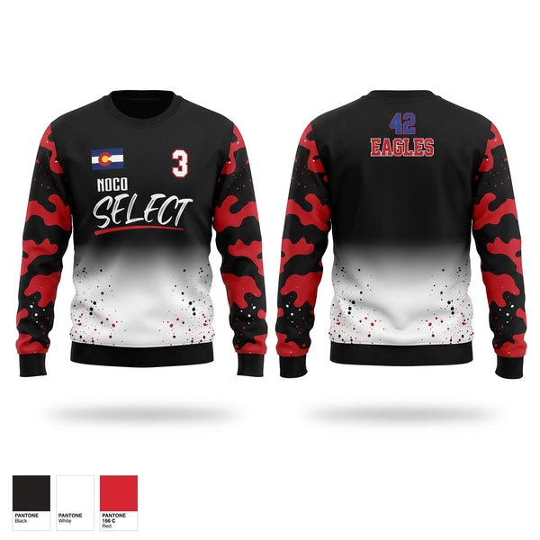 Crew Neck Sweatshirt, NOCO Select, Men's Basketball, Teamtime, Team time, sublimation, custom sports apparel, team uniforms, spirit wear, spiritwear, sports uniforms, custom shirts, team store, custom team store, fundraiser sports, apparel fundraiser