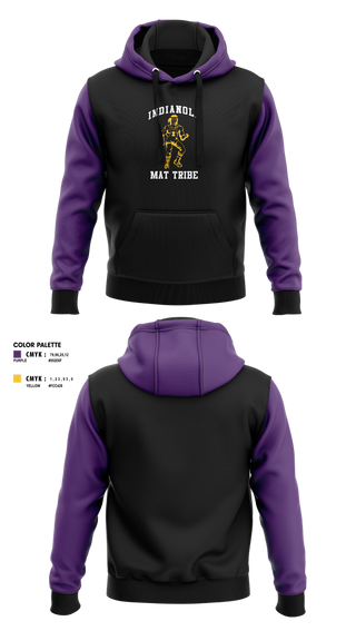 Hoodie, Indianola Mat Tribe, Wrestling, Teamtime, Team time, sublimation, custom sports apparel, team uniforms, spirit wear, spiritwear, sports uniforms, custom shirts, team store, custom team store, fundraiser sports, apparel fundraiser