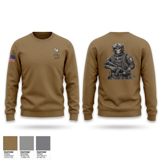Crew Neck Sweatshirt, Ammunition Supply Point, National Guard, Teamtime, Team time, sublimation, custom sports apparel, team uniforms, spirit wear, spiritwear, sports uniforms, custom shirts, team store, custom team store, fundraiser sports, apparel fundraiser