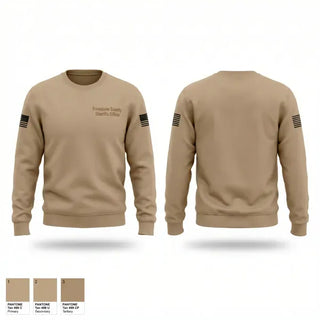 Crew Neck Sweatshirt, Freestone County Sheriff's Office, Police, Teamtime, Team time, sublimation, custom sports apparel, team uniforms, spirit wear, spiritwear, sports uniforms, custom shirts, team store, custom team store, fundraiser sports, apparel fundraiser
