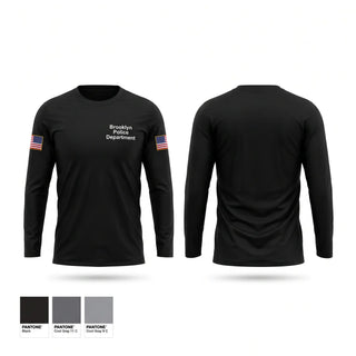 Long Sleeve Performance Shirt, Brooklyn Police Department, Police, Teamtime, Team time, sublimation, custom sports apparel, team uniforms, spirit wear, spiritwear, sports uniforms, custom shirts, team store, custom team store, fundraiser sports, apparel fundraiser