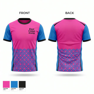 Soft Poly Tee Cotton Like Feel, East Coast Icons, Baseball, Teamtime, Team time, sublimation, custom sports apparel, team uniforms, spirit wear, spiritwear, sports uniforms, custom shirts, team store, custom team store, fundraiser sports, apparel fundraiser