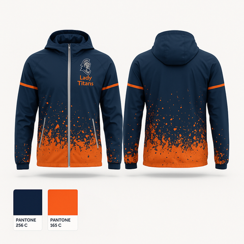 Windbreaker, Lady Titans, Softball, Teamtime, Team time, sublimation, custom sports apparel, team uniforms, spirit wear, spiritwear, sports uniforms, custom shirts, team store, custom team store, fundraiser sports, apparel fundraiser