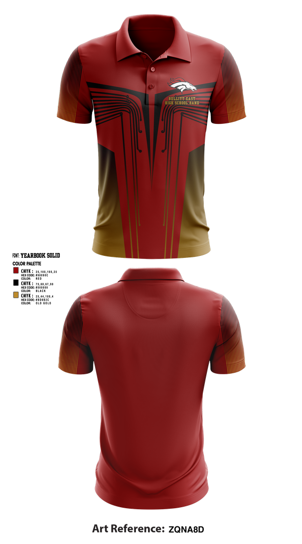 Short Sleeve Performance Polo, Bullitt East High School Band, Spirit Store, Teamtime, Team time, sublimation, custom sports apparel, team uniforms, spirit wear, spiritwear, sports uniforms, custom shirts, team store, custom team store, fundraiser sports, apparel fundraiser
