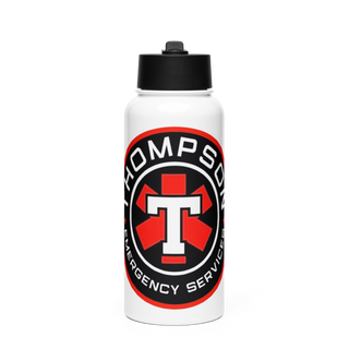 Thompson EMS 59462665 Stainless Steel Water Bottle with a Straw Lid
