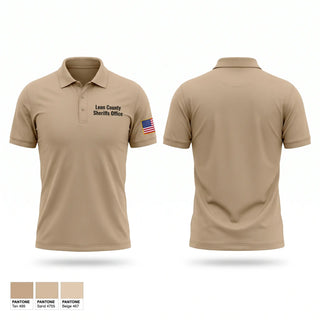 Short Sleeve Performance Polo, Leon County Sheriff's Office, Police, Teamtime, Team time, sublimation, custom sports apparel, team uniforms, spirit wear, spiritwear, sports uniforms, custom shirts, team store, custom team store, fundraiser sports, apparel fundraiser