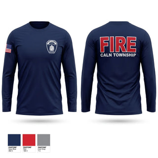 Long Sleeve Performance Shirt, Caln Township, Fire Department, Teamtime, Team time, sublimation, custom sports apparel, team uniforms, spirit wear, spiritwear, sports uniforms, custom shirts, team store, custom team store, fundraiser sports, apparel fundraiser