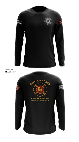 Long Sleeve Performance Shirt, RUNYAN ACRES FIRE DEPARTMENT, , Teamtime, Team time, sublimation, custom sports apparel, team uniforms, spirit wear, spiritwear, sports uniforms, custom shirts, team store, custom team store, fundraiser sports, apparel fundraiser