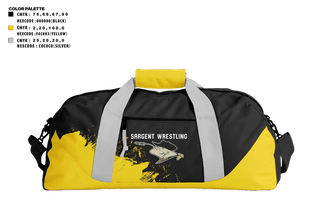 Duffle Bag, Sargent Farmers, Wrestling, Teamtime, Team time, sublimation, custom sports apparel, team uniforms, spirit wear, spiritwear, sports uniforms, custom shirts, team store, custom team store, fundraiser sports, apparel fundraiser