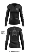 District I Street Crimes 1468514 Women's Long Sleeve V-neck Shirt - 113