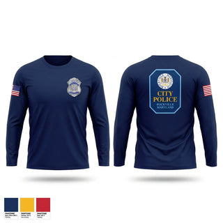 Long Sleeve Performance Shirt, Rockville City Police, Police, Teamtime, Team time, sublimation, custom sports apparel, team uniforms, spirit wear, spiritwear, sports uniforms, custom shirts, team store, custom team store, fundraiser sports, apparel fundraiser