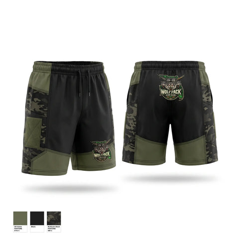 Athletic Shorts With Pockets, The Wolfpack Gun Club, , Teamtime, Team time, sublimation, custom sports apparel, team uniforms, spirit wear, spiritwear, sports uniforms, custom shirts, team store, custom team store, fundraiser sports, apparel fundraiser