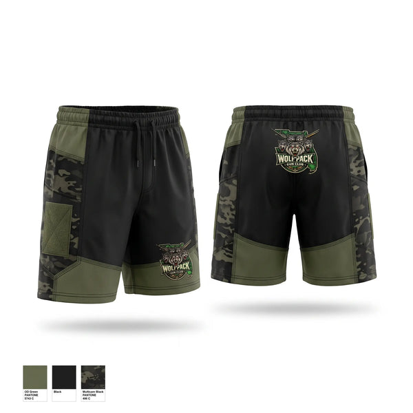 Athletic Shorts With Pockets, The Wolfpack Gun Club, , Teamtime, Team time, sublimation, custom sports apparel, team uniforms, spirit wear, spiritwear, sports uniforms, custom shirts, team store, custom team store, fundraiser sports, apparel fundraiser