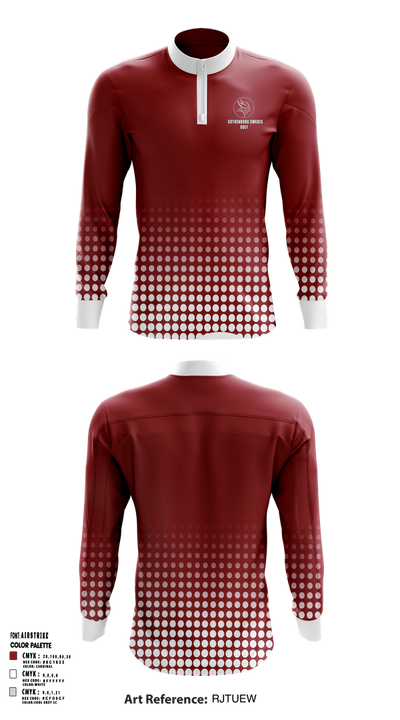 Gothenburg Swedes Golf 80910153 Quarter Zip Jacket - 1