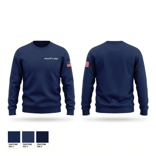 Crew Neck Sweatshirt, AmeriPro EMS, EMS/EMT, Teamtime, Team time, sublimation, custom sports apparel, team uniforms, spirit wear, spiritwear, sports uniforms, custom shirts, team store, custom team store, fundraiser sports, apparel fundraiser