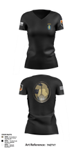 5th Special Forces Group 48922041 Women's Short Sleeve V-neck Shirt - 3
