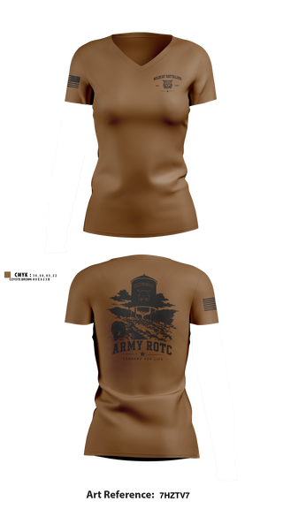 Womens Short Sleeve Vneck Shirt, WILDCAT BATTALION, Army, Teamtime, Team time, sublimation, custom sports apparel, team uniforms, spirit wear, spiritwear, sports uniforms, custom shirts, team store, custom team store, fundraiser sports, apparel fundraiser