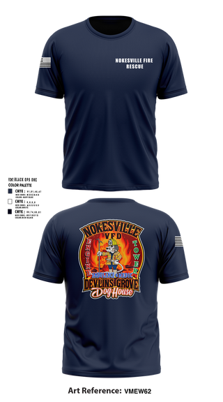 Short Sleeve Performance Shirt, Nokesville Fire Rescue, Fire Department, Teamtime, Team time, sublimation, custom sports apparel, team uniforms, spirit wear, spiritwear, sports uniforms, custom shirts, team store, custom team store, fundraiser sports, apparel fundraiser