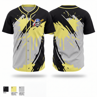 Full Button Baseball Jersey, Newark Piratas, Baseball, Teamtime, Team time, sublimation, custom sports apparel, team uniforms, spirit wear, spiritwear, sports uniforms, custom shirts, team store, custom team store, fundraiser sports, apparel fundraiser