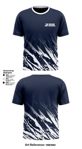 Short Sleeve Performance Shirt, Team Maryland, Men's Basketball, Teamtime, Team time, sublimation, custom sports apparel, team uniforms, spirit wear, spiritwear, sports uniforms, custom shirts, team store, custom team store, fundraiser sports, apparel fundraiser