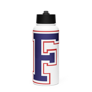 Fitch Falcons Stainless Steel Water Bottle with a Straw Lid