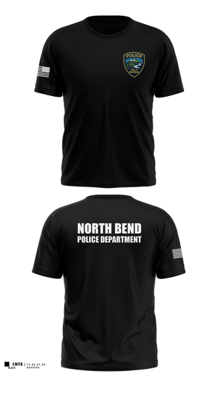 Short Sleeve Performance Shirt, North Bend PD, Police, Teamtime, Team time, sublimation, custom sports apparel, team uniforms, spirit wear, spiritwear, sports uniforms, custom shirts, team store, custom team store, fundraiser sports, apparel fundraiser
