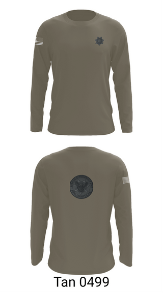 Long Sleeve Performance Shirt, Pinal County Adult Probation Fugitive Apprehension Unit, Police, Teamtime, Team time, sublimation, custom sports apparel, team uniforms, spirit wear, spiritwear, sports uniforms, custom shirts, team store, custom team store, fundraiser sports, apparel fundraiser