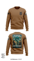 USS PATRIOT FCPOA Crew Neck Sweatshirt - 101