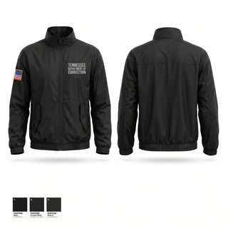 Windbreaker, Tennessee department of correction, Police, Teamtime, Team time, sublimation, custom sports apparel, team uniforms, spirit wear, spiritwear, sports uniforms, custom shirts, team store, custom team store, fundraiser sports, apparel fundraiser